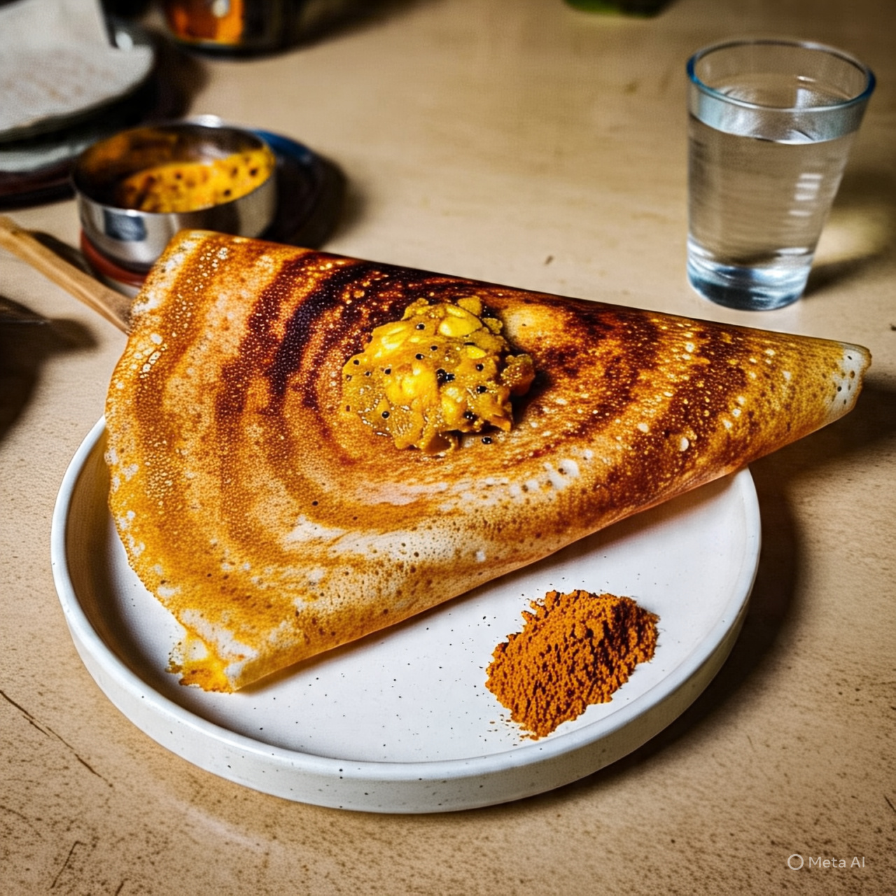Egg Podi Dosa